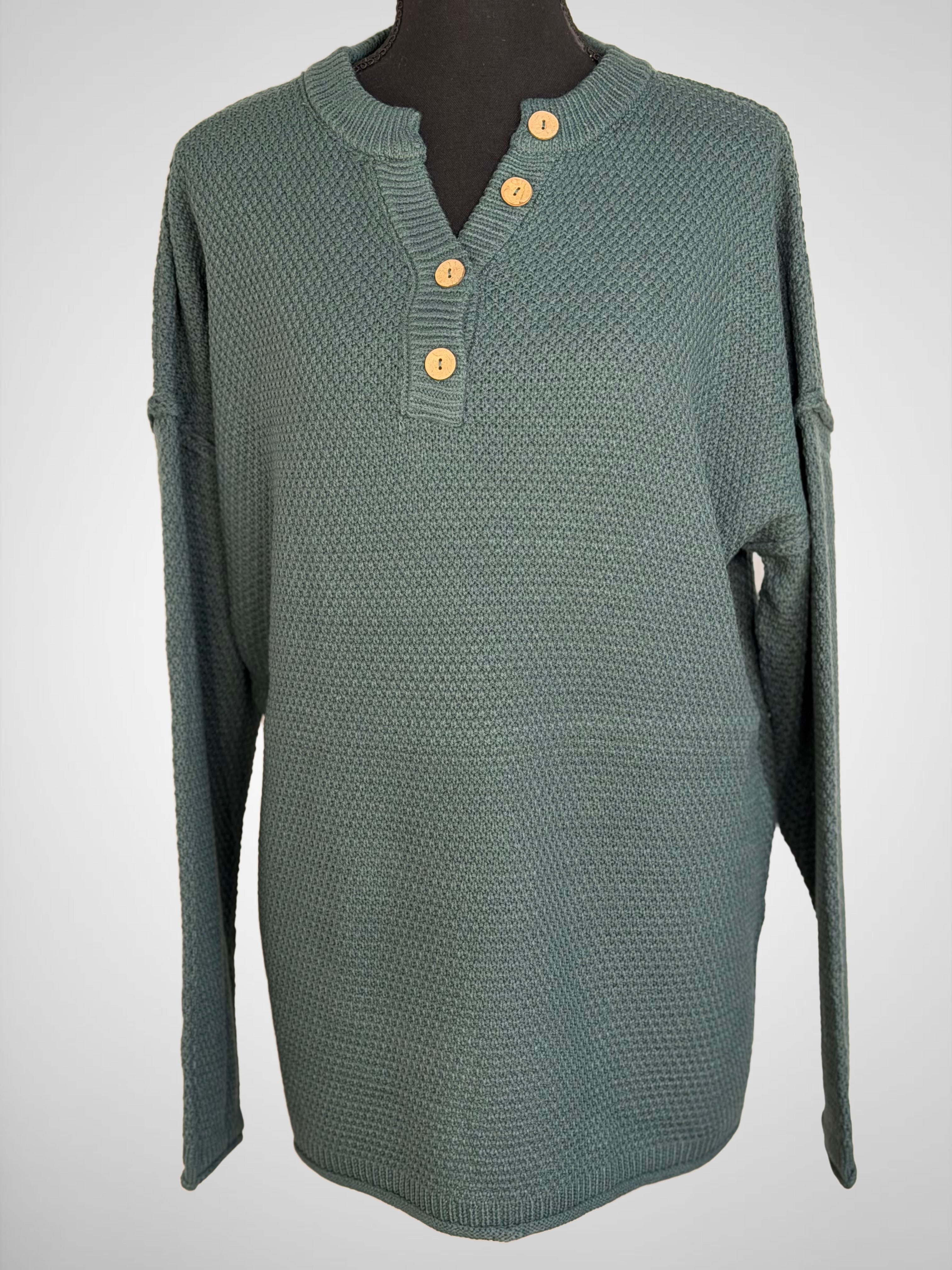 Simply Serene Top (Zenana-Ash Jade)