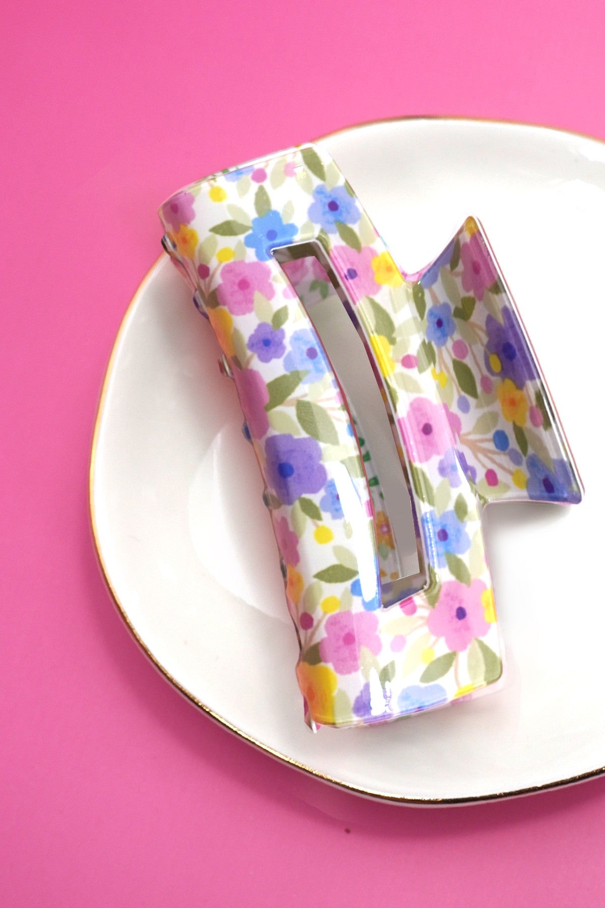 Morning Meadow Cottagecore Hair Claw Clip