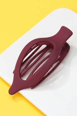 Oval Lay Down Flat Hair Claw Clips