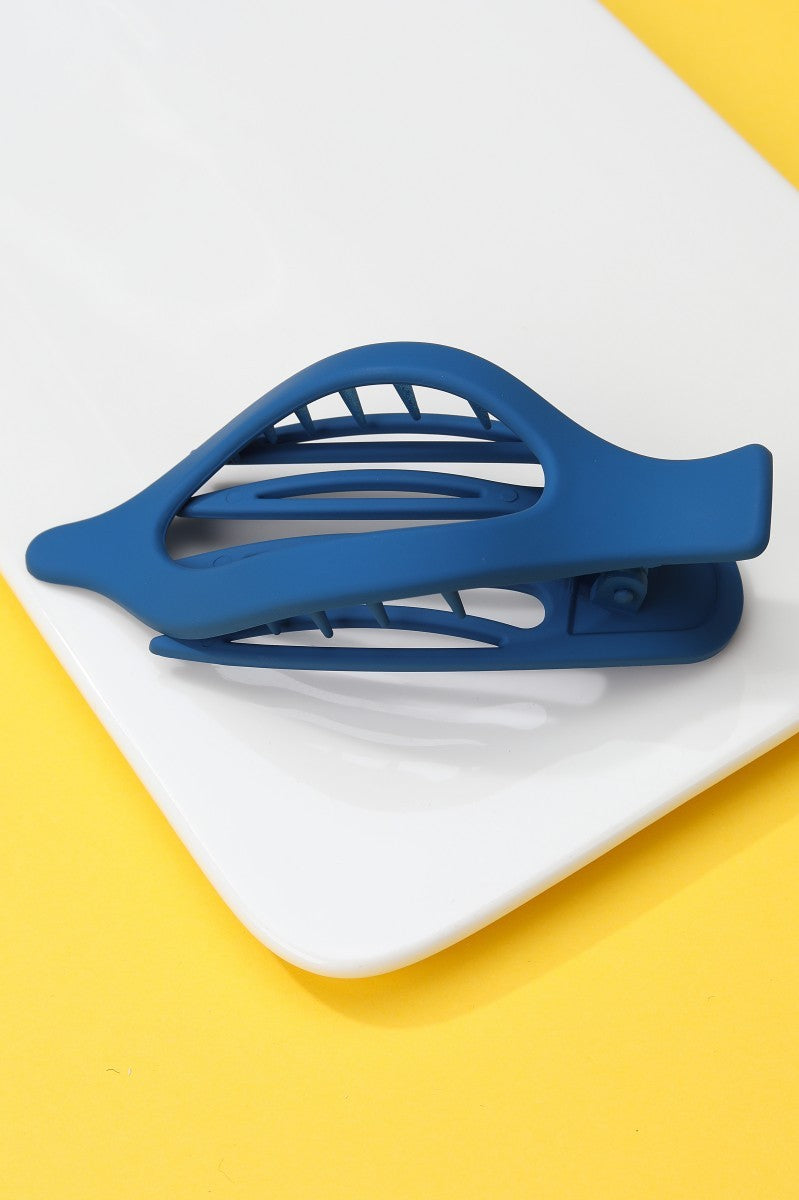 Oval Lay Down Flat Hair Claw Clips