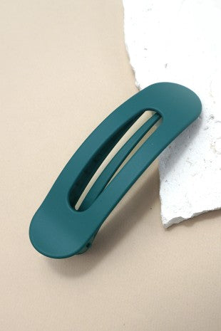 Large Oval Flat Hair Claw Clips