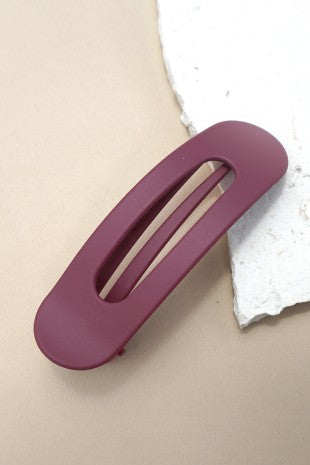Large Oval Flat Hair Claw Clips