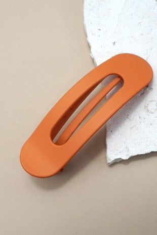 Large Oval Flat Hair Claw Clips
