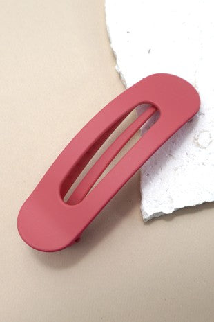 Large Oval Flat Hair Claw Clips