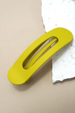 Large Oval Flat Hair Claw Clips