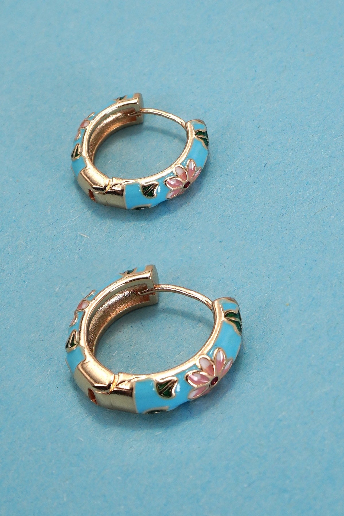 Cottage Core Vintage Hoop Earrings