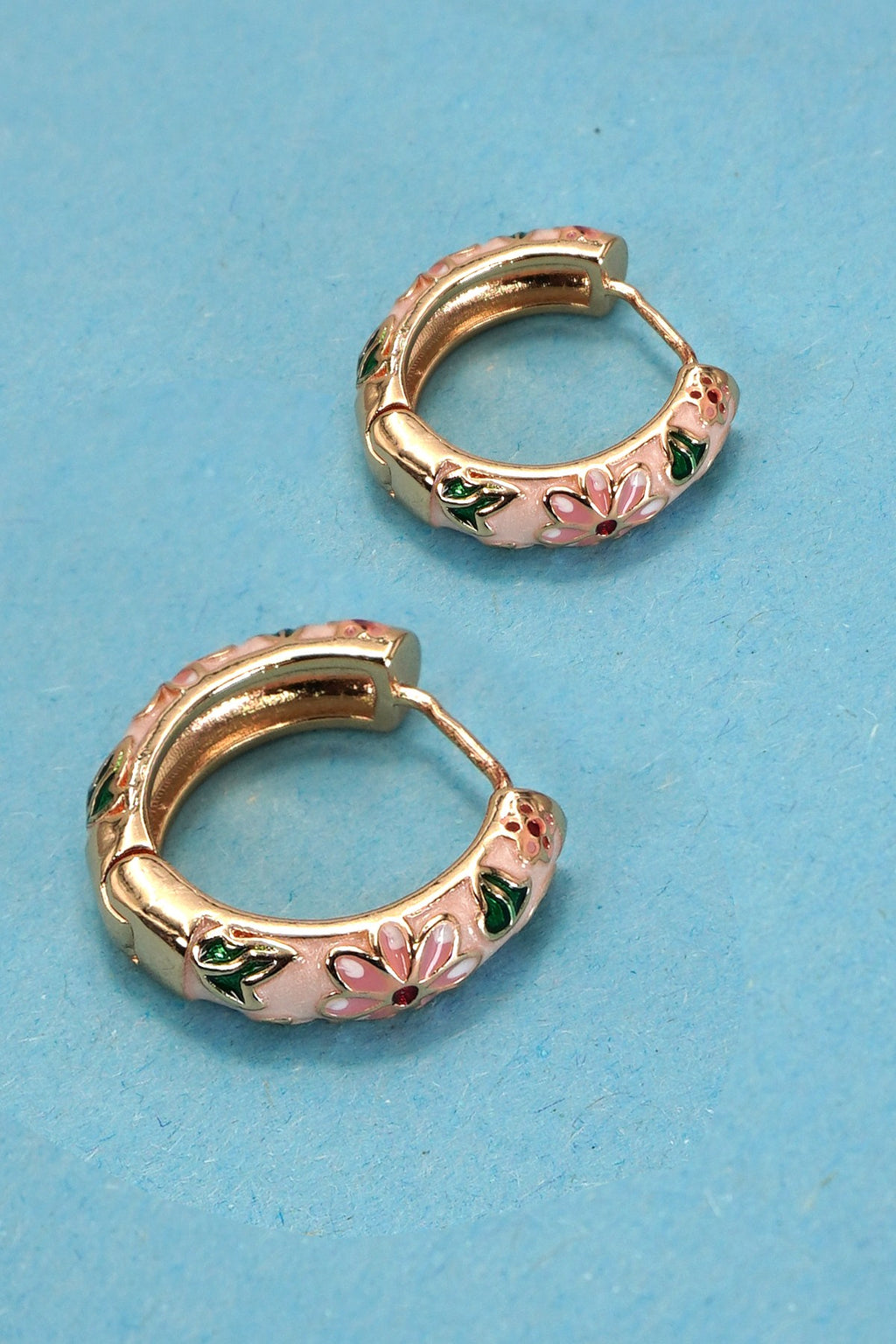 Cottage Heirloom Vintage Hoop Earrings