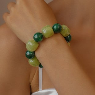 Jade Oasis Color Block Bracelet