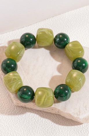 Jade Oasis Color Block Bracelet