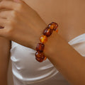 Amber Drift Color Block Bracelet