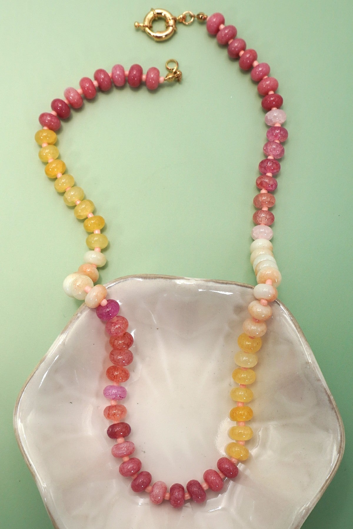 Wanderstone Semi-Precious Glass Mixed Necklace