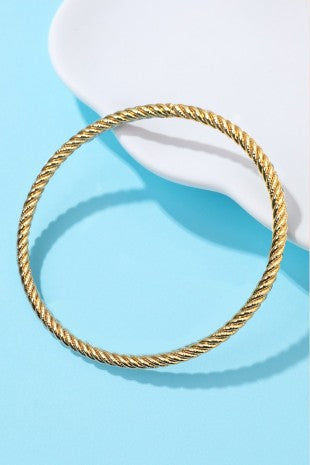 Golden Harmony Bangle