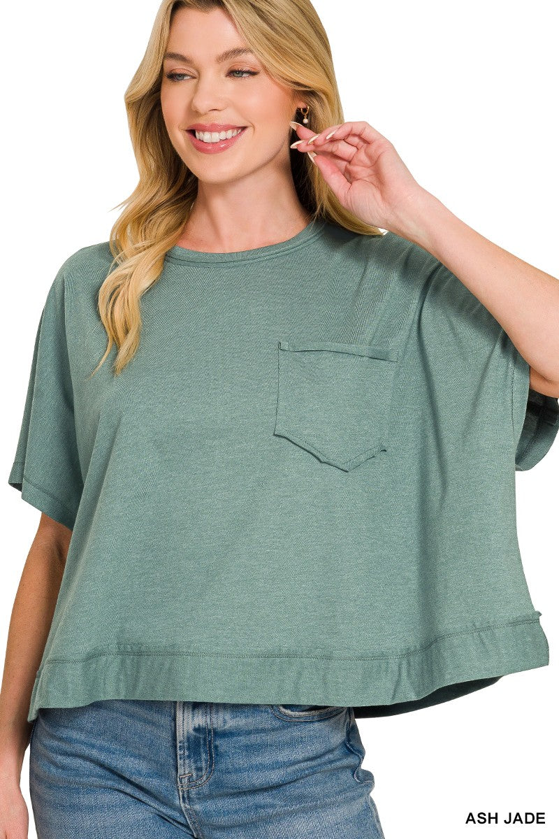 Weekend Comfort Boxy Top (Zenana)
