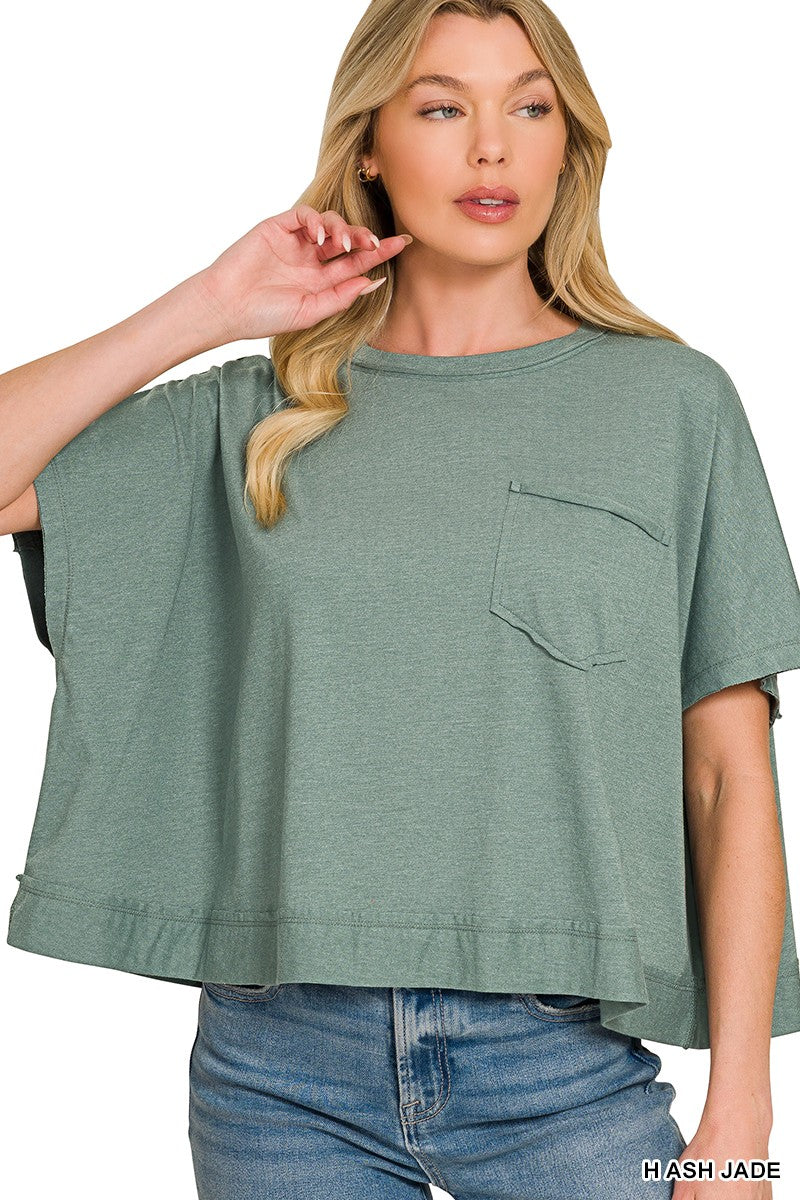 Weekend Comfort Boxy Top (Zenana)