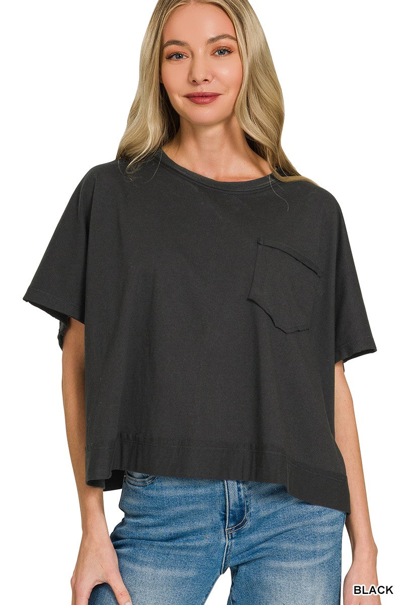 Weekend Comfort Boxy Top (Zenana)