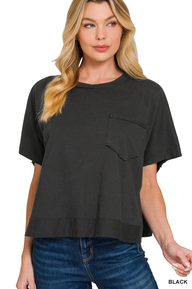 Weekend Comfort Boxy Top (Zenana)