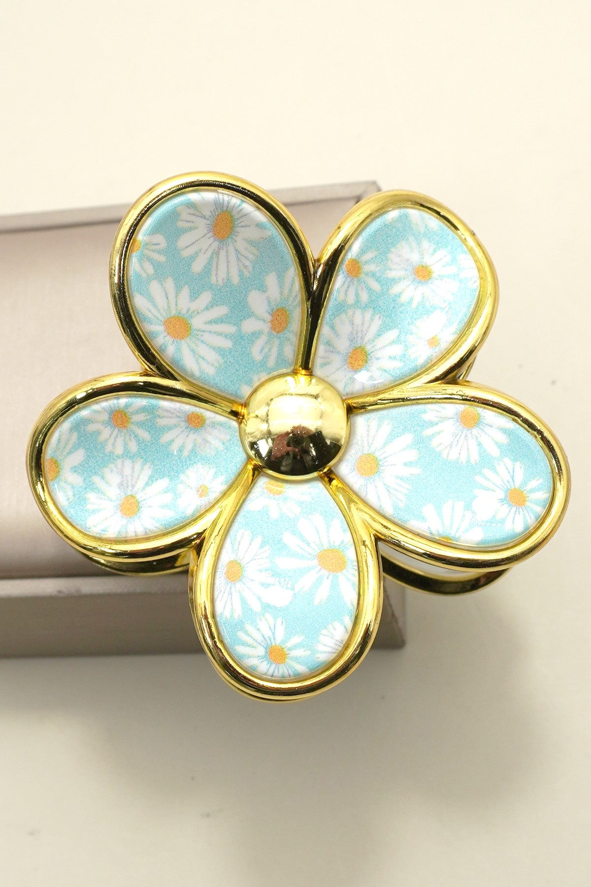 Floral Bloom Hair Claw Clip