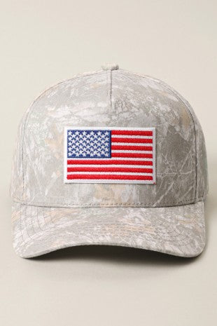 USA Flag Camo Trucker Hat