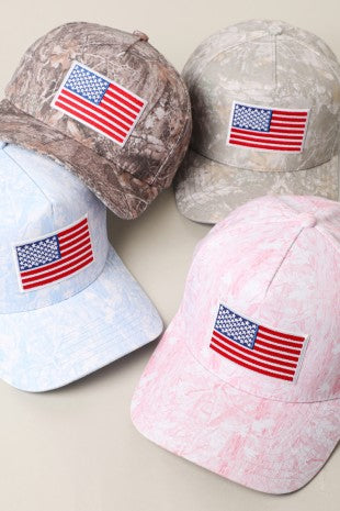 USA Flag Camo Trucker Hat