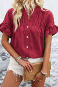 Timeless Cabernet Blouse
