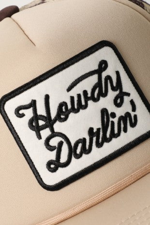 Howdy Darlin' Checkered Truck Hat