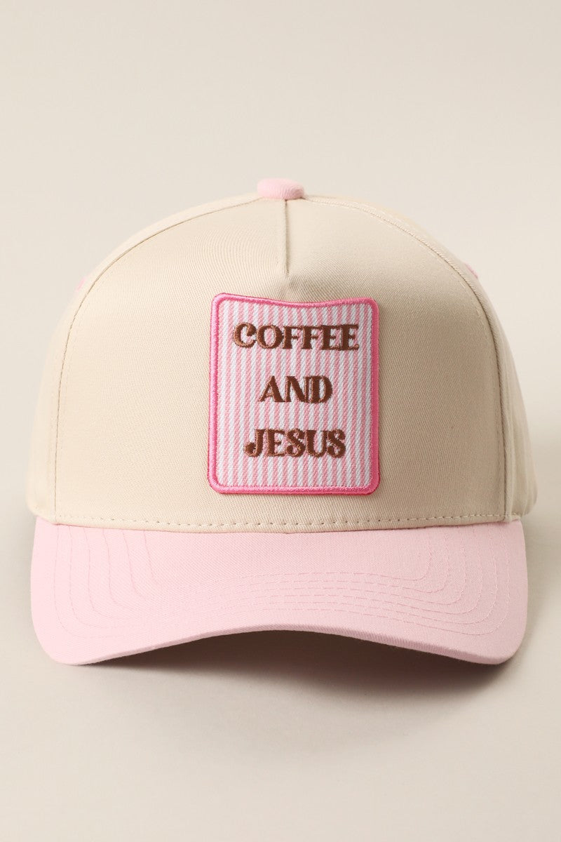 Coffee And Jesus Trucker Hat
