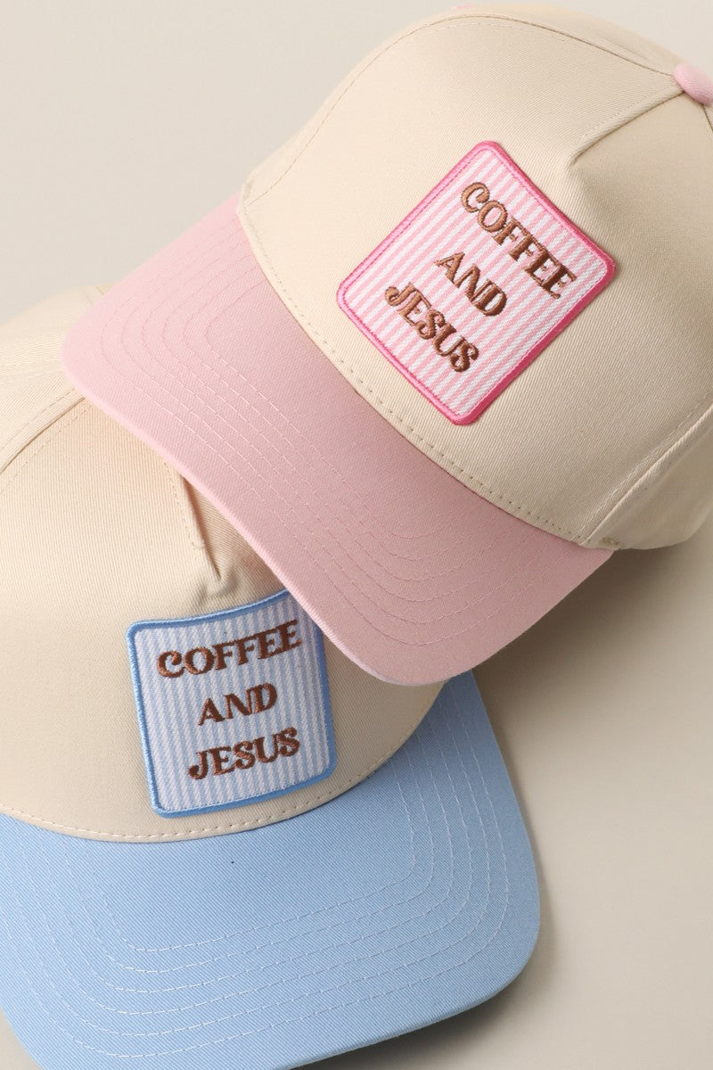 Coffee And Jesus Trucker Hat