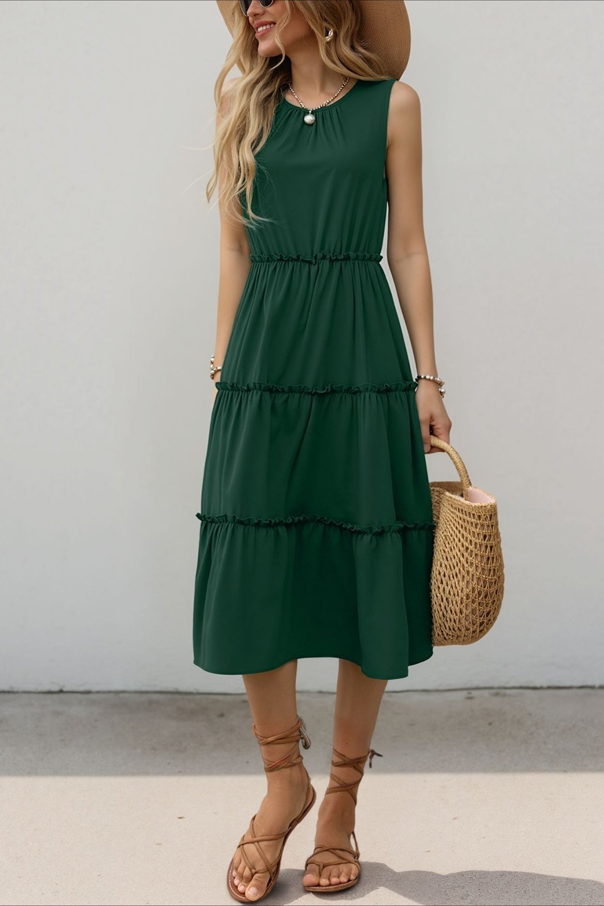 Emerald Isle Midi Dress