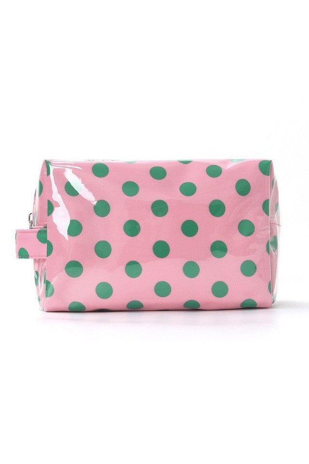 Polka Dot Cosmetic Bag