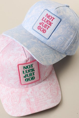 Not Luck Just God Camo Trucker Hat