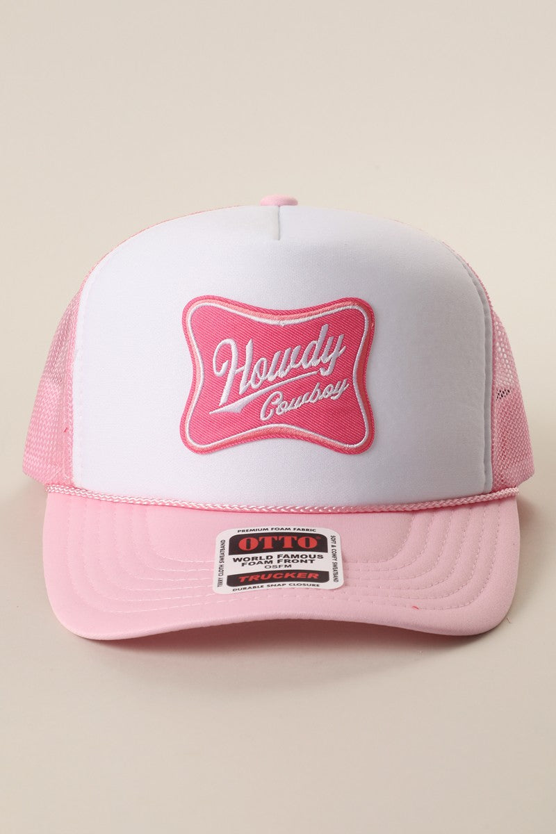 Howdy Cowboy Trucker Hat