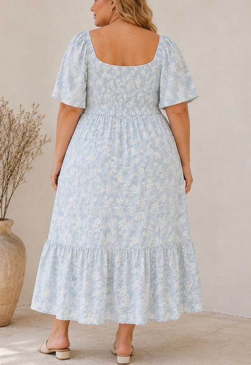 Bluebell Breeze Midi Dress