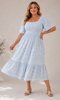 Bluebell Breeze Midi Dress