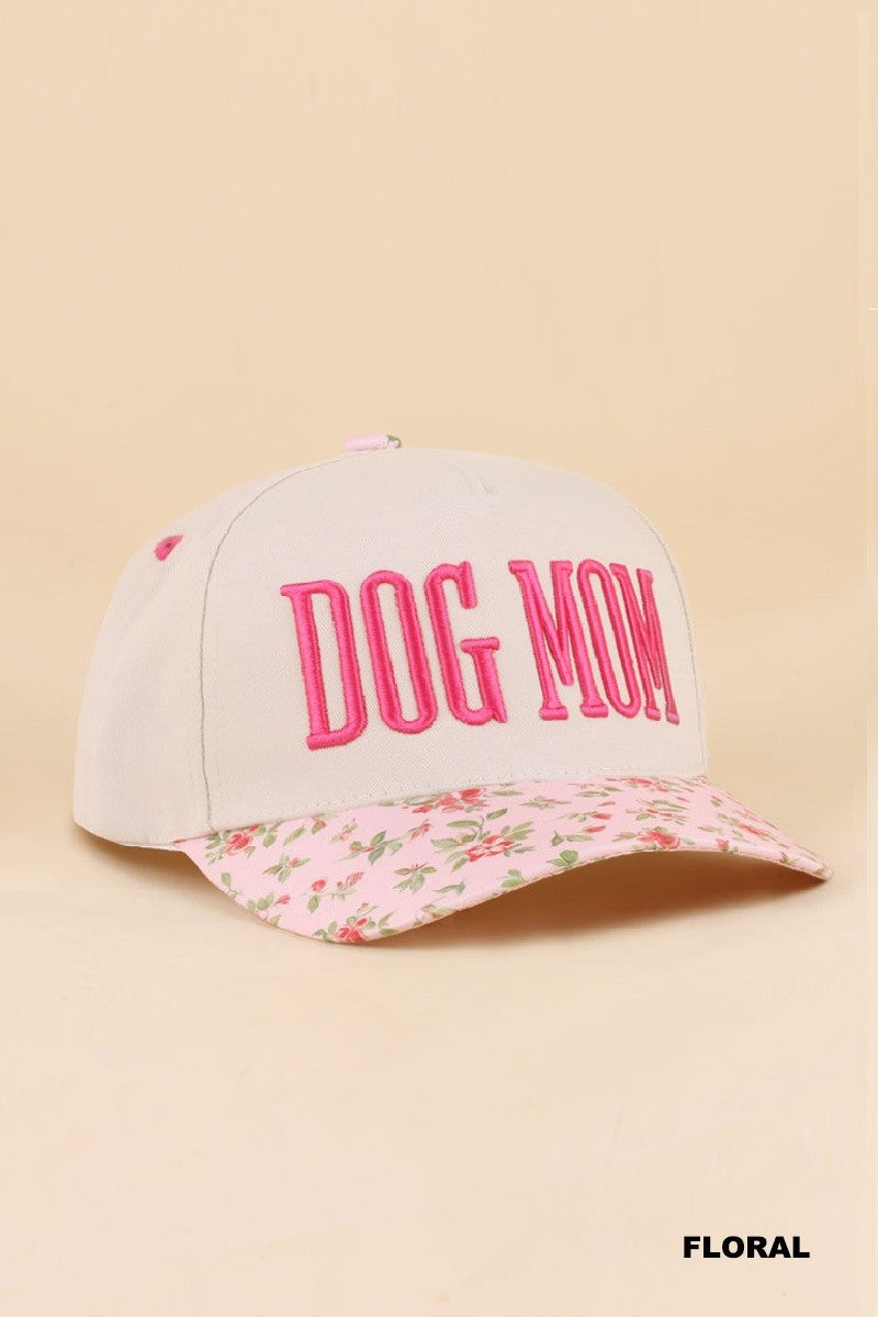 Dog Mom Embroidered Cap