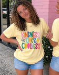 Kindness Over Coolness - Comfort Color Butter Yellow