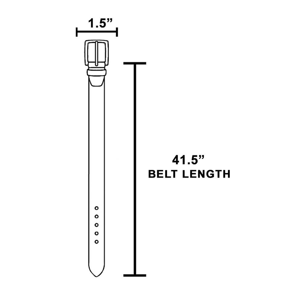 Leather Whipstitch Edge Belt