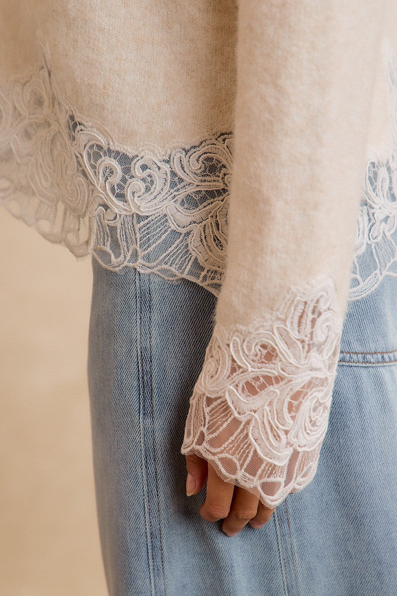 Sweet Southern Lace Sweater
