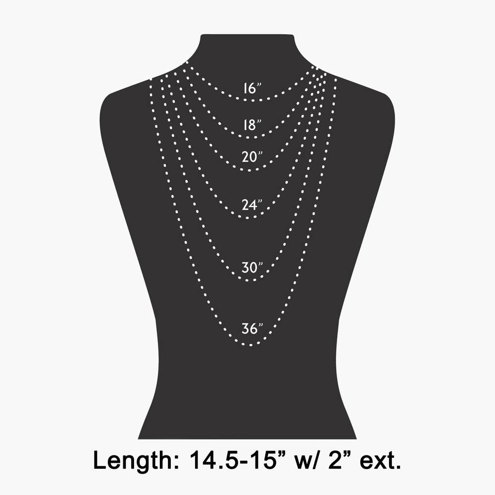 Double Strand Knotted Ring Station Layer Necklace