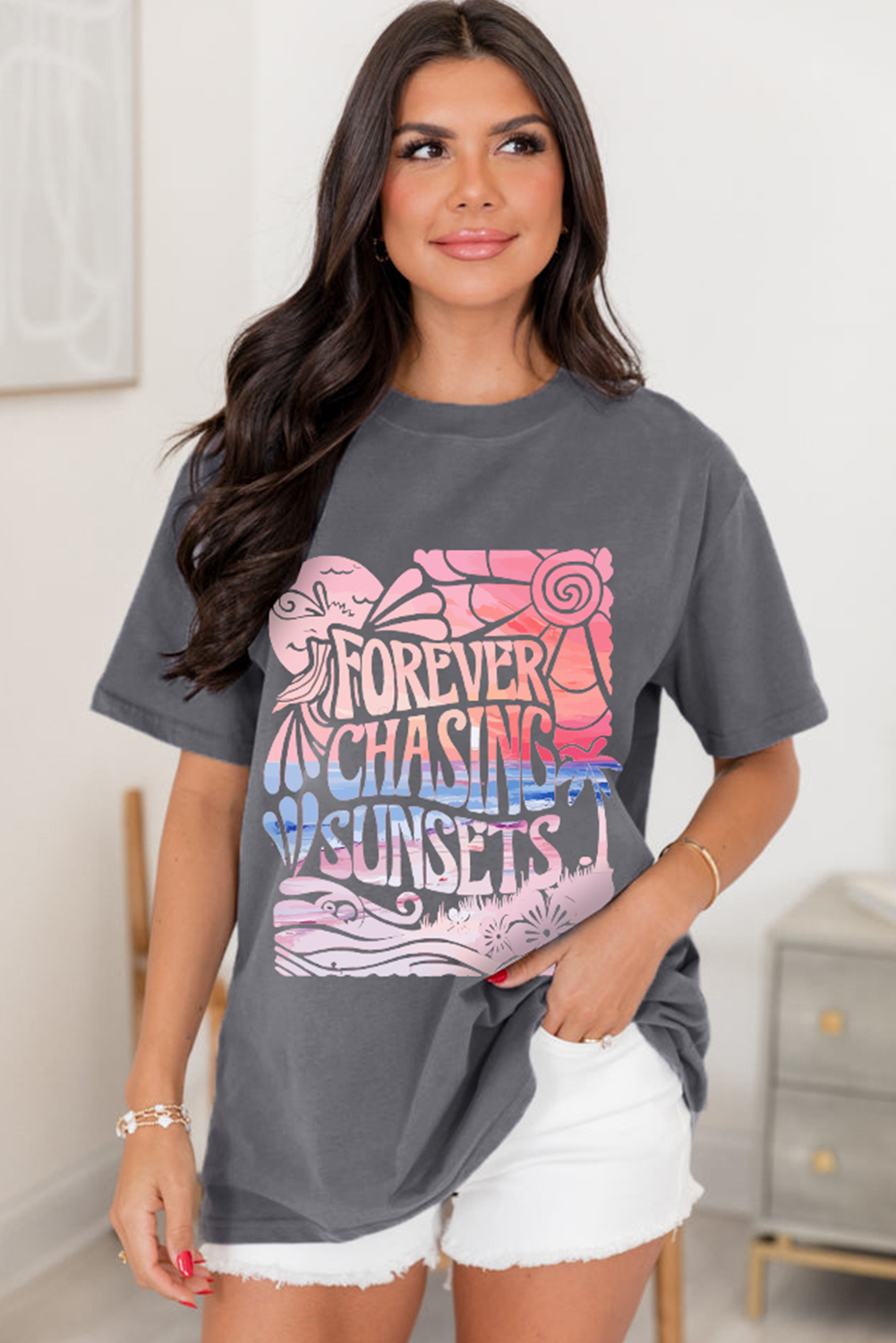 Forever Chasing Sunsets Graphic Tee