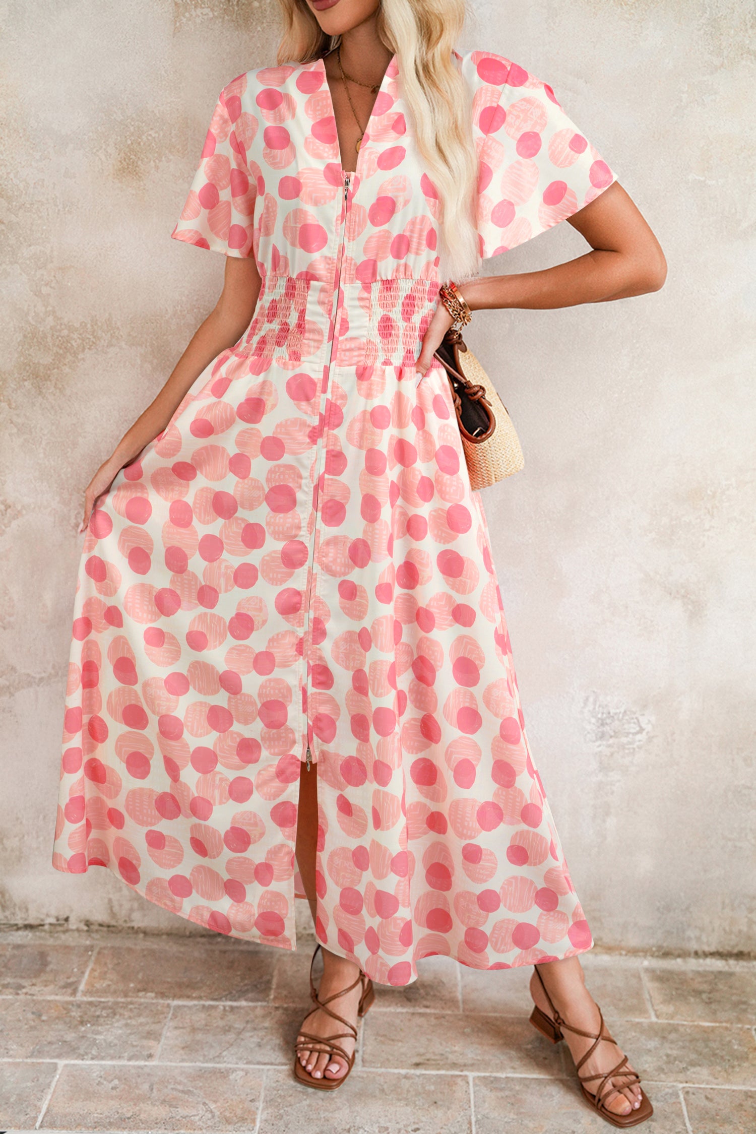 Pink Lemonade Midi Dress