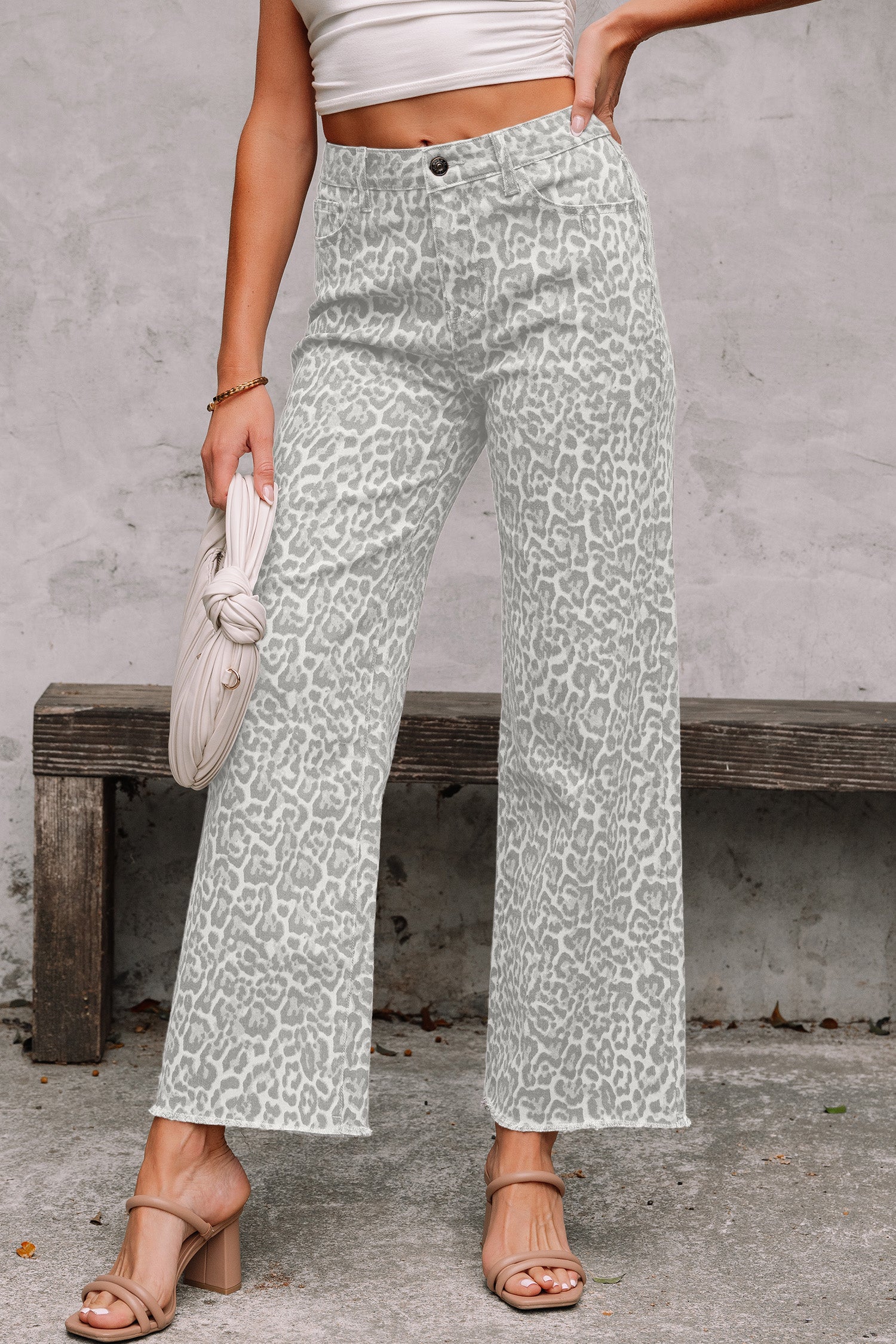 Silver Lining Leopard Denim