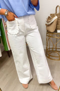 Scalloped Serenity Pants