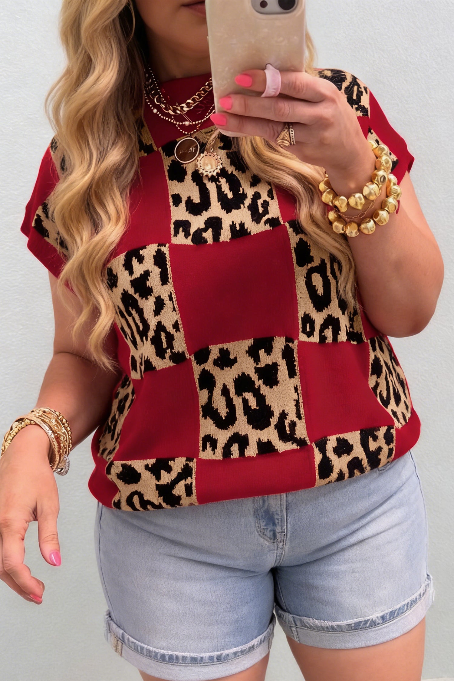 Southern Scarlet Sweater Top