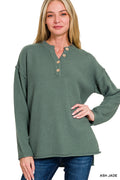 Simply Serene Top (Zenana-Ash Jade)