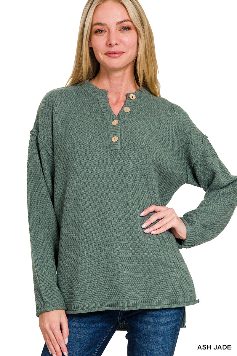 Simply Serene Top (Zenana-Ash Jade)