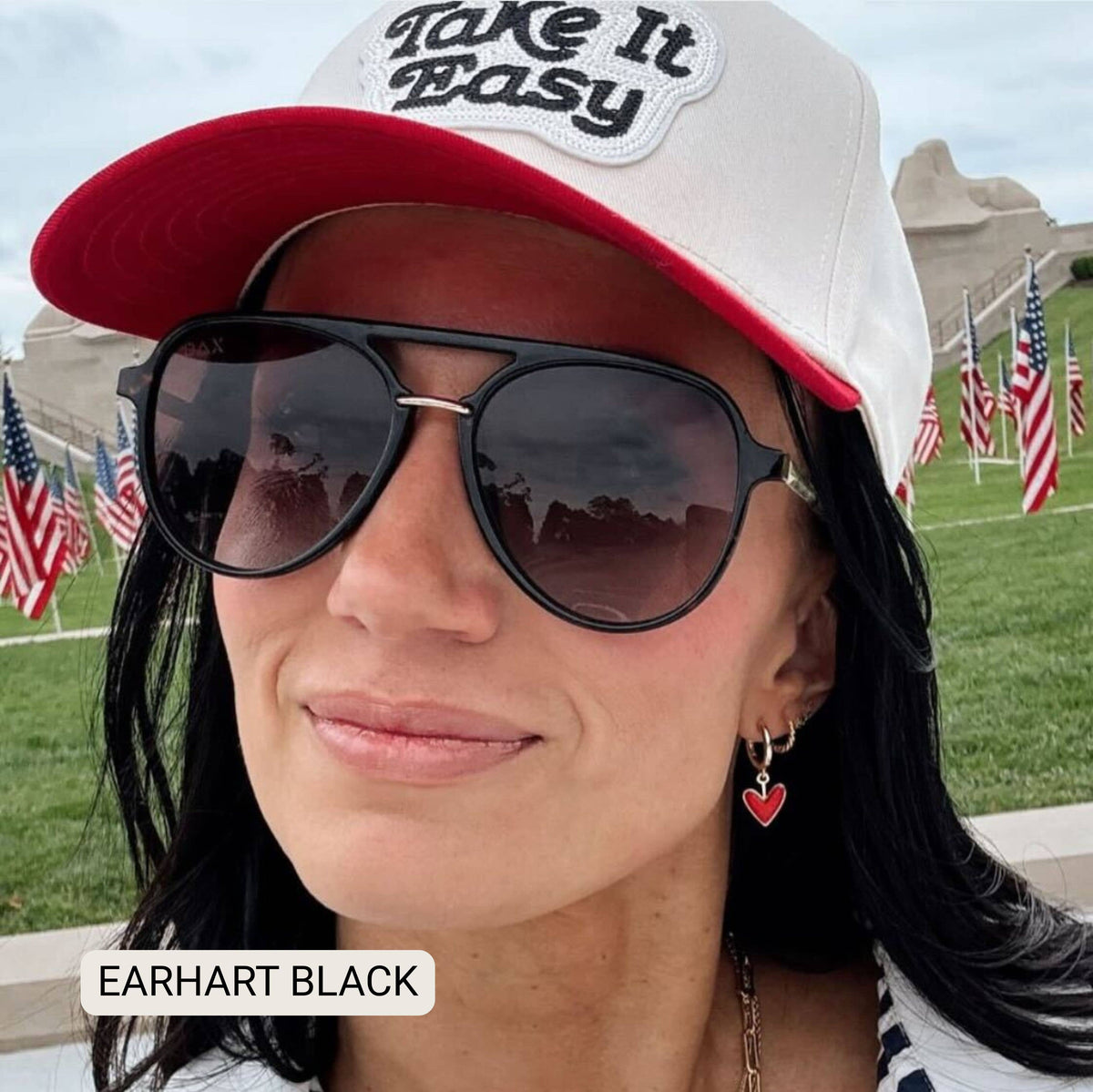 DAX Eyewear - Earhart - Women’s Aviator Sunglasses–Polarized Everyday Chic