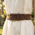 Leather Whipstitch Edge Belt