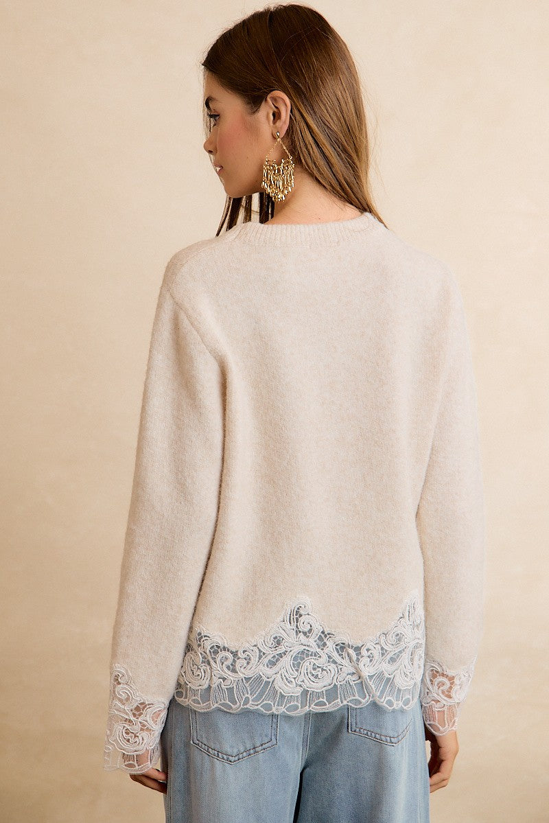Sweet Southern Lace Sweater